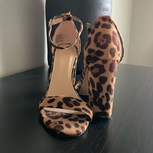 Cheetah Print Heel